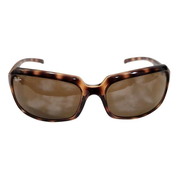 RAY-BAN Rb4116 SUNGLASSES TORTOISE SHELL WRAP AROUND Y2K 90S 2000S OUTDOOR READ - Picture 1 of 7
